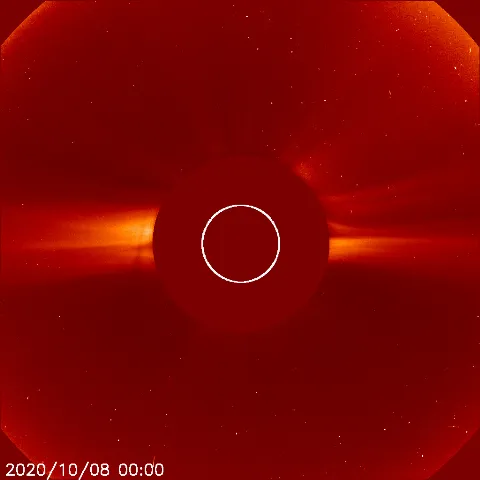 Image of solar wind