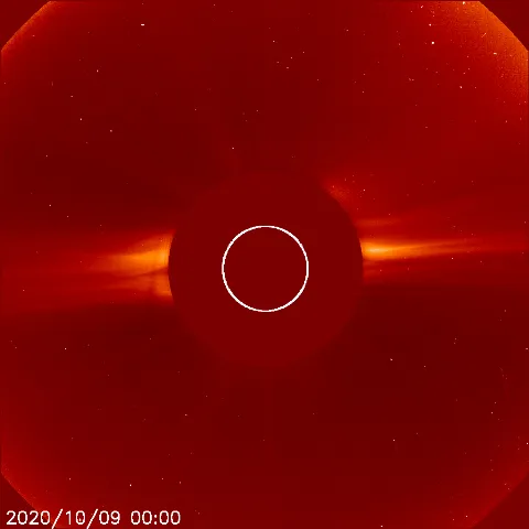 Image of solar wind