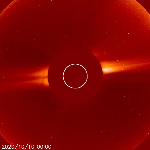 Image of solar wind