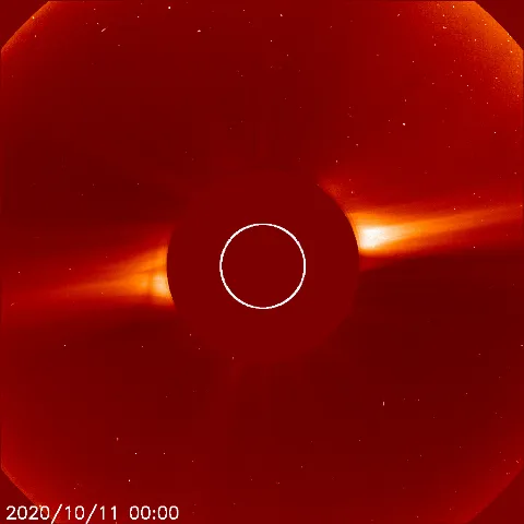 Image of solar wind