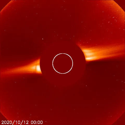 Image of solar wind