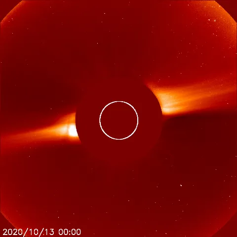 Image of solar wind