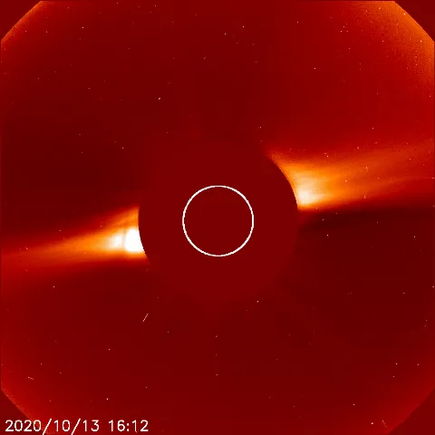 Image of solar wind