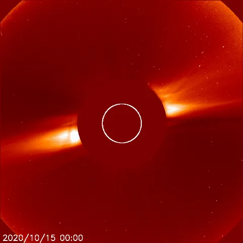 Image of solar wind