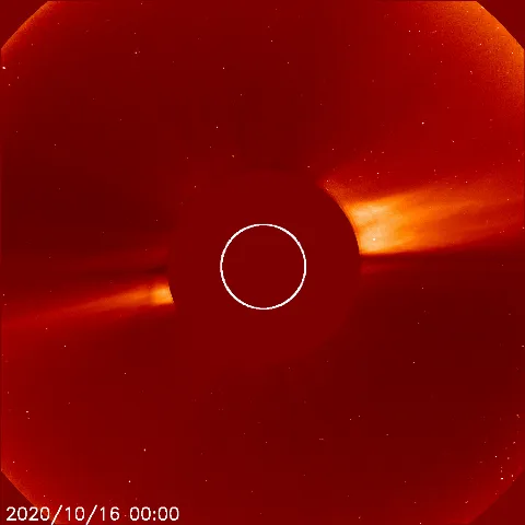 Image of solar wind