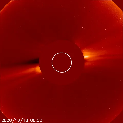 Image of solar wind