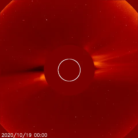 Image of solar wind