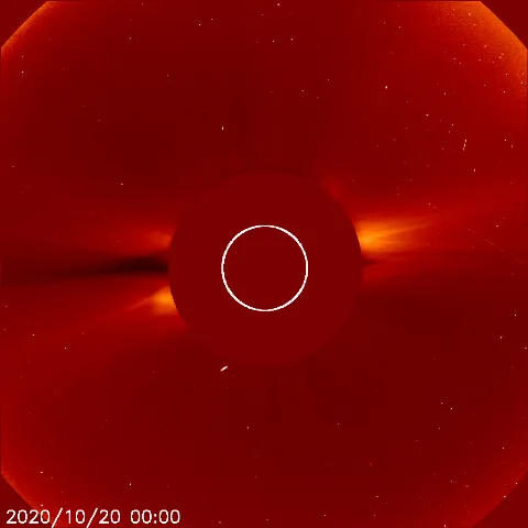 Image of solar wind