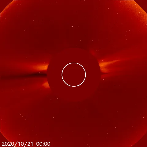 Image of solar wind