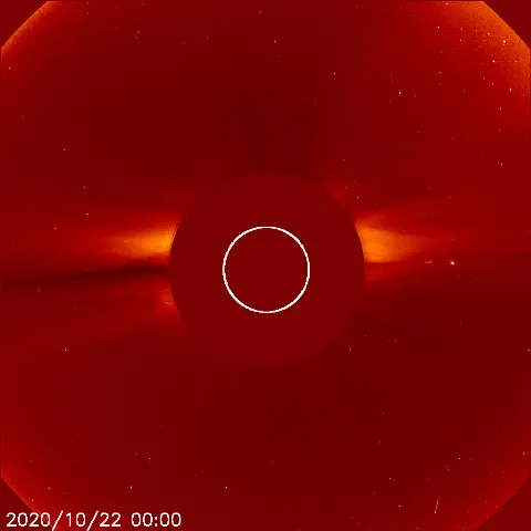 Image of solar wind