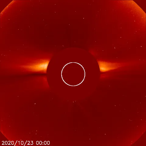 Image of solar wind