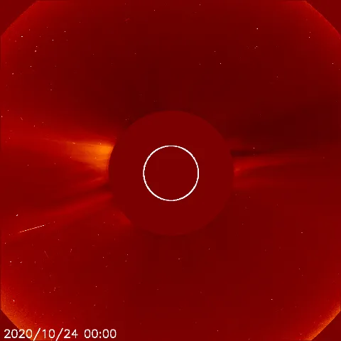 Image of solar wind