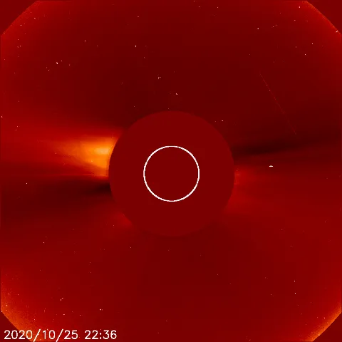 Image of solar wind