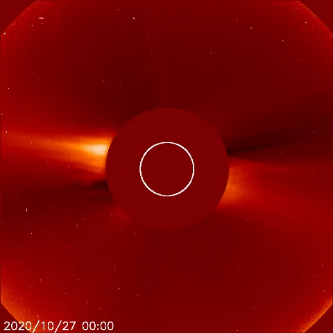 Image of solar wind