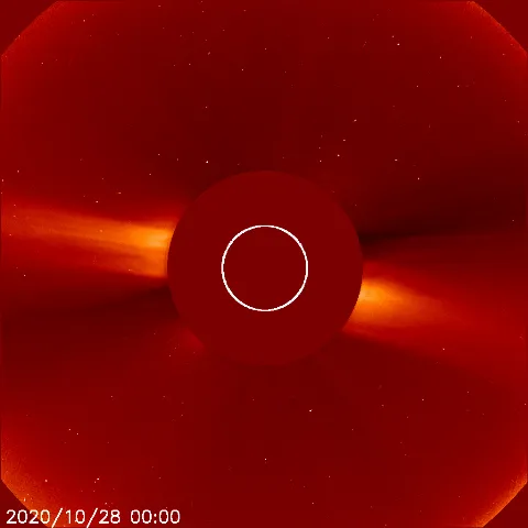 Image of solar wind