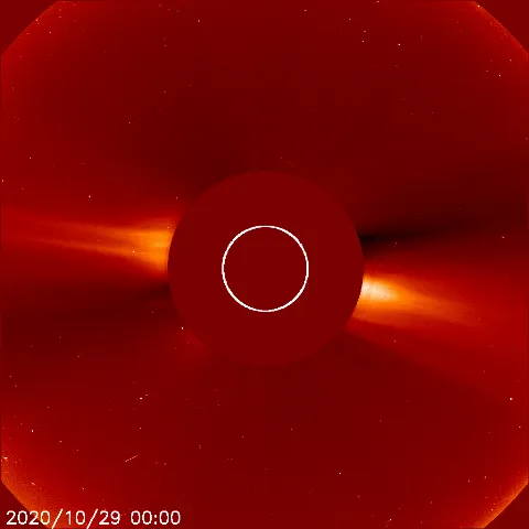 Image of solar wind