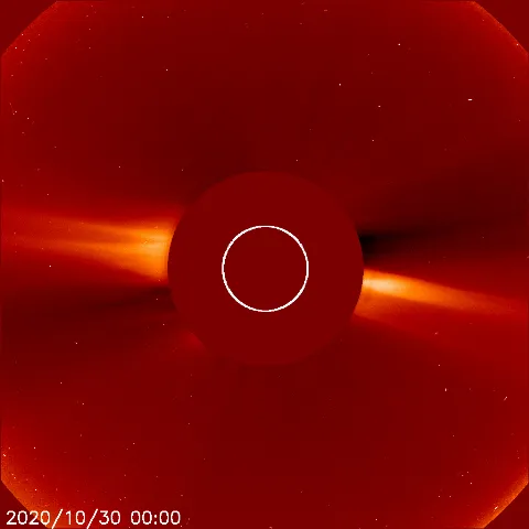 Image of solar wind