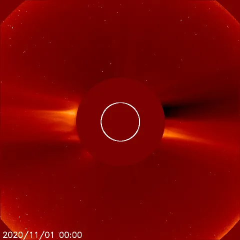 Image of solar wind