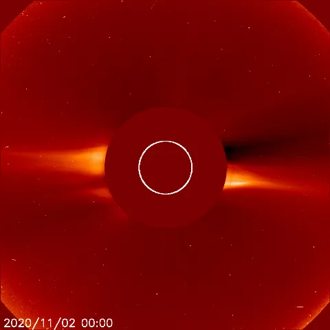 Image of solar wind