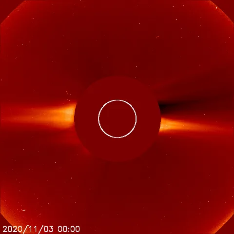 Image of solar wind