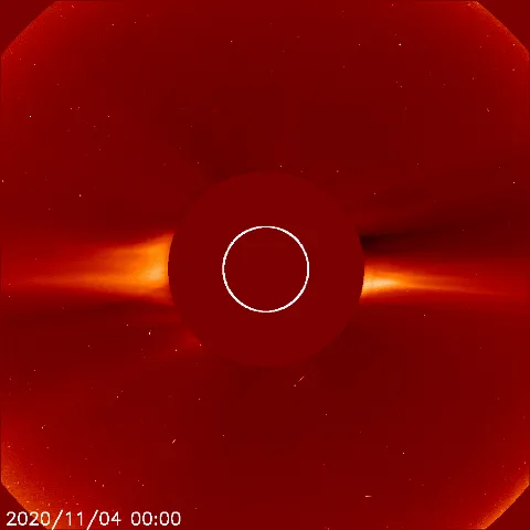 Image of solar wind