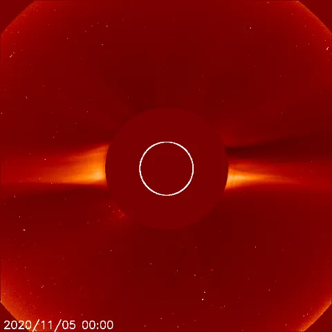 Image of solar wind