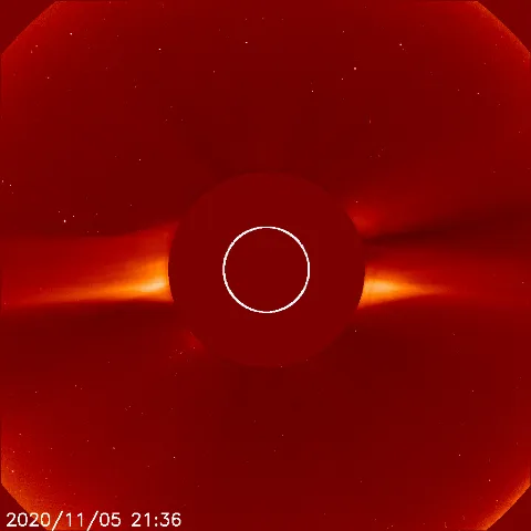 Image of solar wind