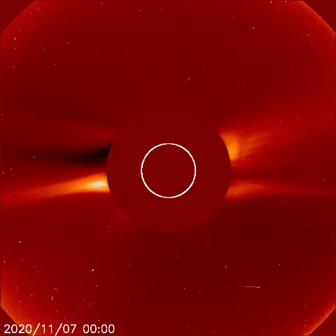 Image of solar wind