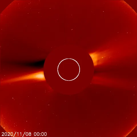 Image of solar wind