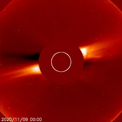 Image of solar wind