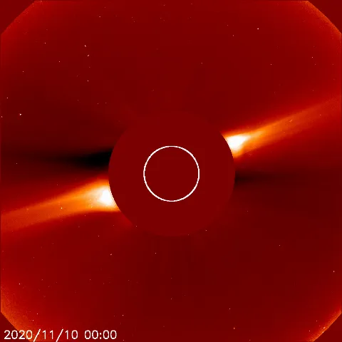 Image of solar wind