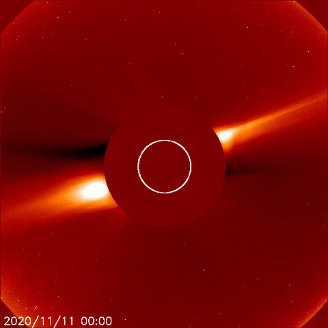 Image of solar wind