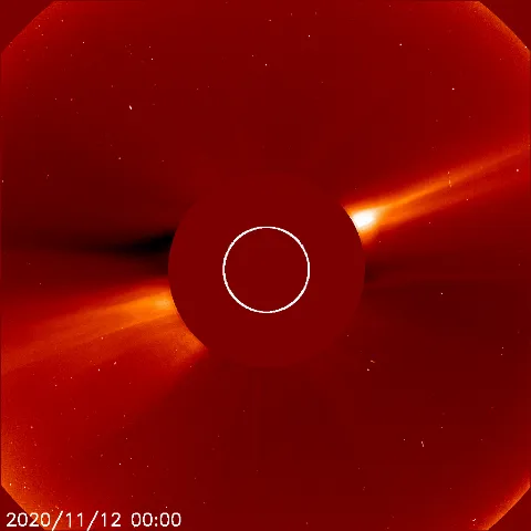 Image of solar wind