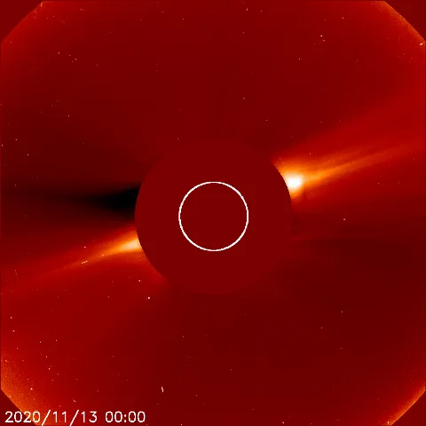 Image of solar wind