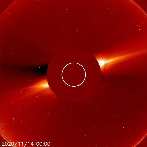 Image of solar wind