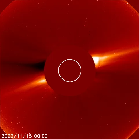 Image of solar wind