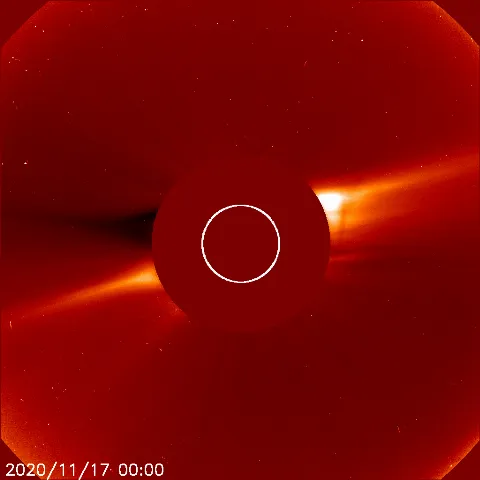 Image of solar wind