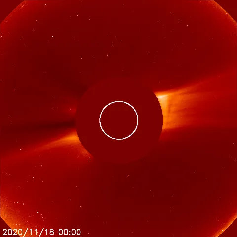 Image of solar wind