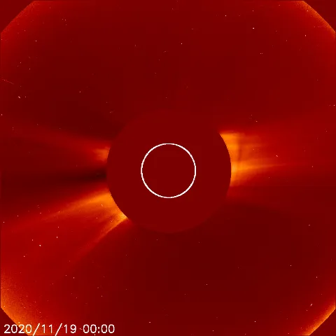 Image of solar wind