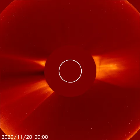 Image of solar wind