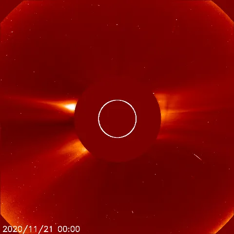 Image of solar wind