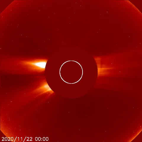 Image of solar wind