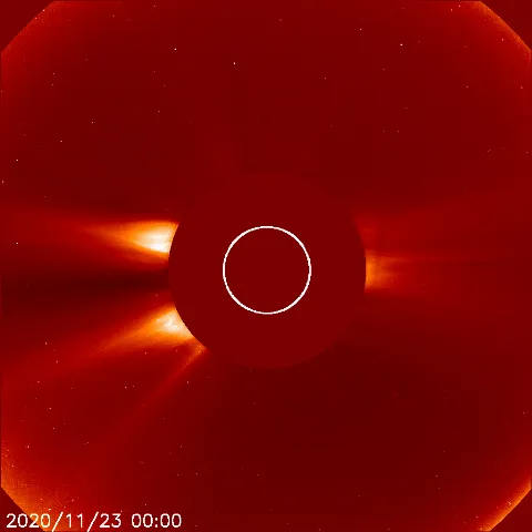 Image of solar wind