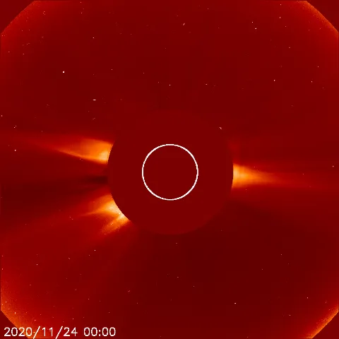 Image of solar wind