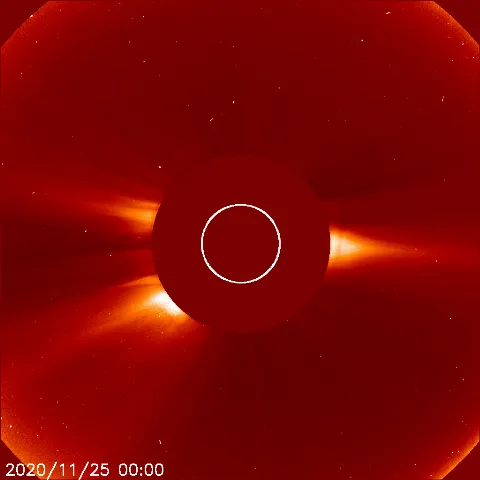 Image of solar wind