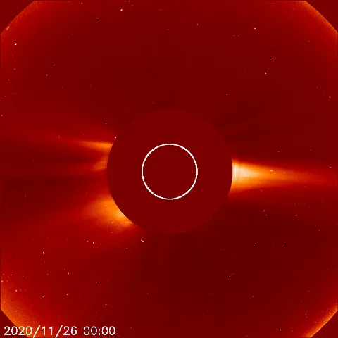 Image of solar wind