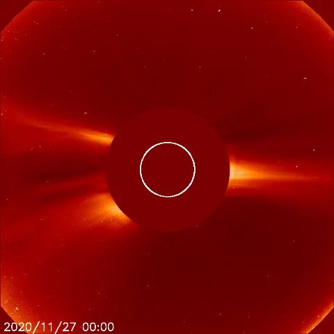 Image of solar wind