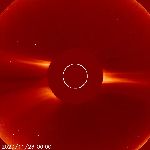 Image of solar wind