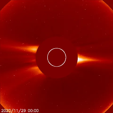 Image of solar wind