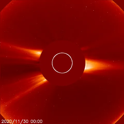 Image of solar wind